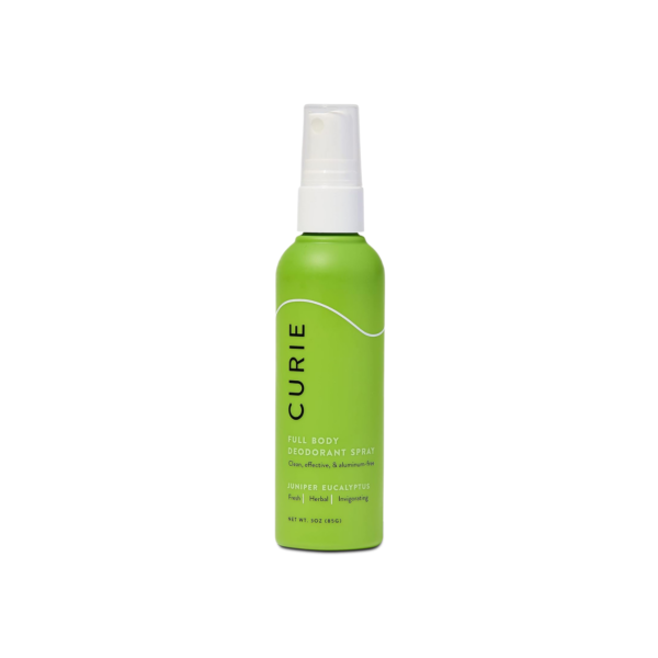 Curie Full Body Spray Deodorant, 3oz (Juniper Eucalyptus)