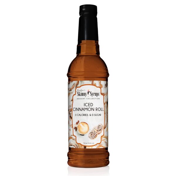 Jordans Skinny Gourmet Syrups Sugar Free Iced Cinnamon Roll Syrup 25.4 Fluid Ounce (Iced Cinnamon Roll)