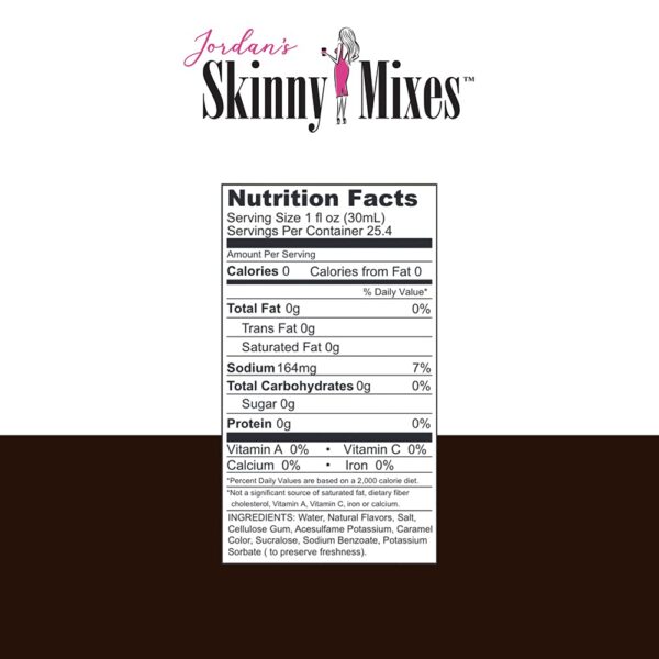 Salted Dark Chocolate Espresso- Jordan's Skinny Syrups- Sugar Free - Image 5