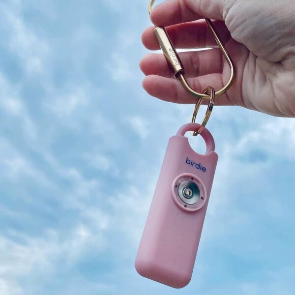 She’s Birdie–The Original Personal Safety Alarm for Women by Women–Loud Siren, Strobe Light and Key Chain in a Variety of Colors (Blossom) - Image 7