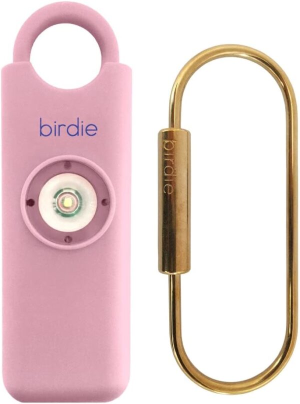 She’s Birdie–The Original Personal Safety Alarm for Women by Women–Loud Siren, Strobe Light and Key Chain in a Variety of Colors (Blossom)