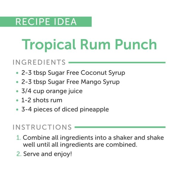 Coconut- Jordan's Skinny Syrups Sugar Free - Image 3