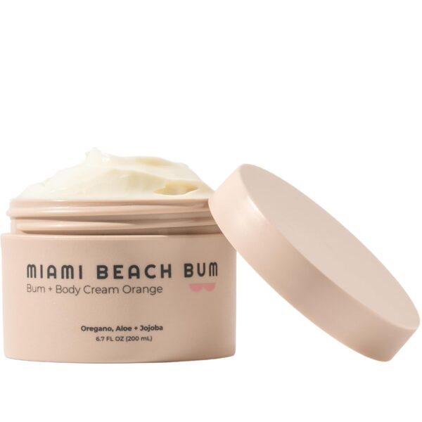 Miami Beach Bum Bum + Body Cream, Orange, 6.7oz