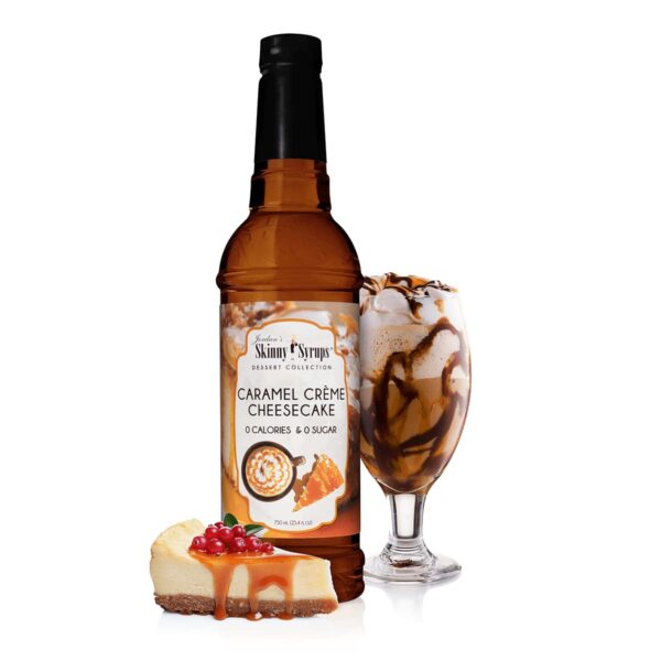 Jordan's Skinny Gourmet Syrups Sugar Free 25.4 Fluid Ounce (Caramel Crème Cheesecake)