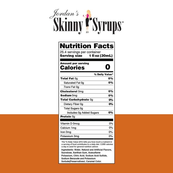 Jordans Skinny Gourmet Syrups Sugar Free Iced Cinnamon Roll Syrup 25.4 Fluid Ounce (Iced Cinnamon Roll) - Image 3