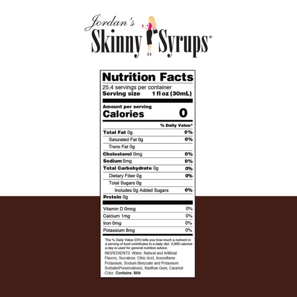 Jordan's Skinny Syrups Sugar Free Cookie Dough Syrup | Gluten Free | Keto | Kosher | Made in the USA - Image 7