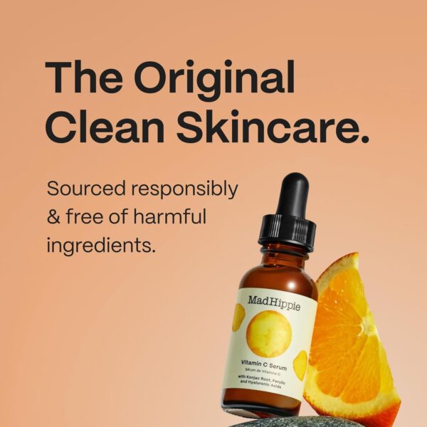 Mad Hippie Vitamin C Serum – Brightening Serum with Hyaluronic Acid, Ferulic Acid, Vitamin E - Image 5