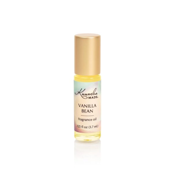 Kuumba Made Vanilla Bean Fragrance Oil Roll-On 0.125 fl oz (3.7ml) | Rollerball Perfume | Alcohol Free