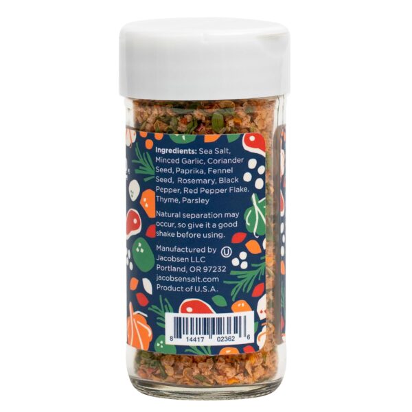 Jacobsen Salt Co. Steak Seasoning – Sea Salt Soy-Free, Non-GMO, Gourmet Seasonings and Spices for Cooking, Made in USA, Real Salt Flakes – 2.4oz - Image 2