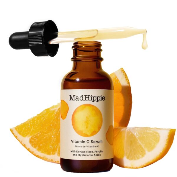 Mad Hippie Vitamin C Serum – Brightening Serum with Hyaluronic Acid, Ferulic Acid, Vitamin E