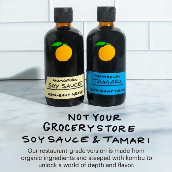 Momofuku Soy Sauce & Tamari by David Chang, 2 Pack, Restaurant Duo, Organic Ingredients, Chef Made for Cooking & Umami, Steeped with Kombu… - Image 3