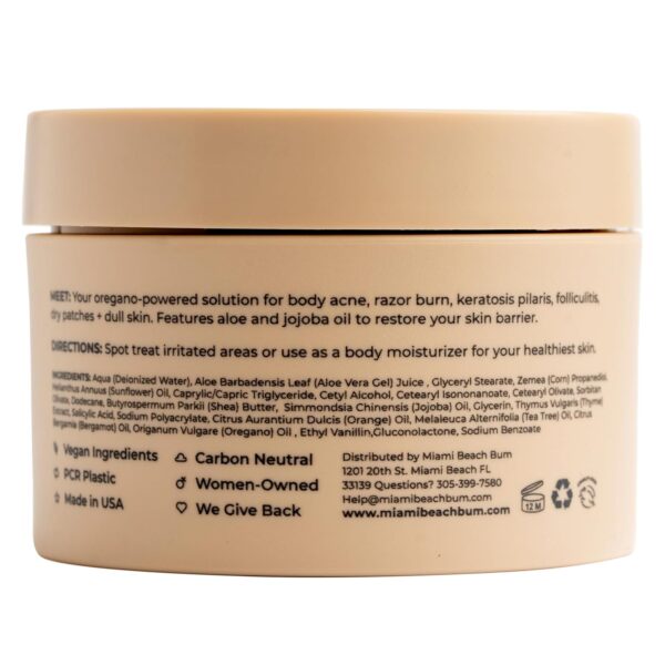 Miami Beach Bum Bum + Body Cream, Orange, 6.7oz - Image 4