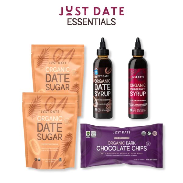 Just Date Syrup : Organic Date Sweetener | One 8.8 OZ Squeeze Bottle I Low-Glycemic, Vegan, Paleo | 1 Ingredient : 100% Organic Medjool Dates - Image 2