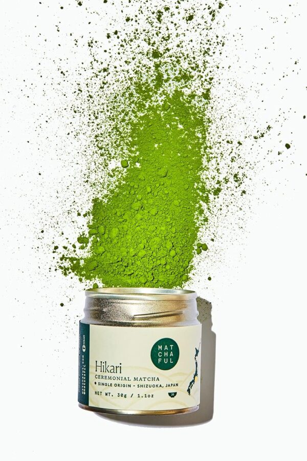 Matchaful - Hikari Single Origin Ceremonial Matcha - Matcha Green Tea Powder from the Hills of Shizuoka, Japan - Smooth and Creamy with Notes of Walnut, Lemon, Butter - 30g Tin - Image 10